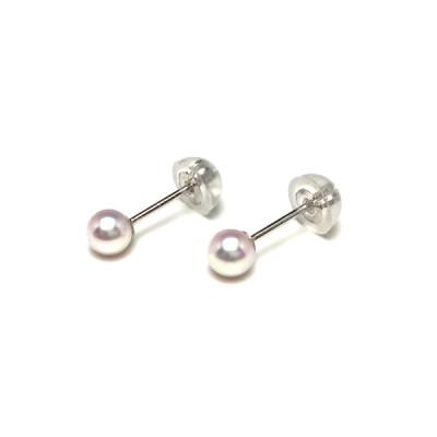 ふるさと納税 志摩市 アコヤベビーパールピアス 高品質パール 3.5〜4.0ミリ Pt900 (プラチナ900)