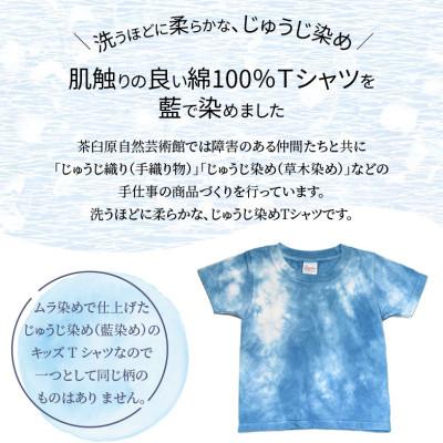 ふるさと納税 木城町 じゅうじ染め キッズTシャツ【藍染め】100サイズ |  | 02