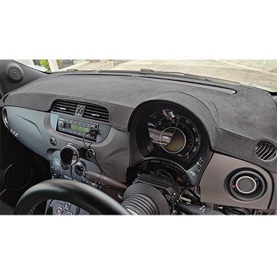 ふるさと納税 防府市 アバルト500-595用アルカンターラダッシュマット