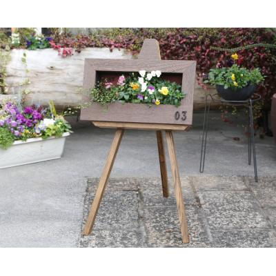 ふるさと納税 愛荘町 ウエンジ イーゼルタイプ フラワーボックス