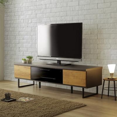 ふるさと納税 大川市 テレビボード幅145木目調 国産家具 NA/BR