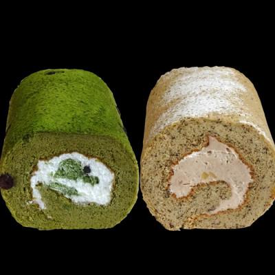 ふるさと納税 安来市 濃抹茶ろーる・栗乃ほうじ茶ろーる 詰め合わせ