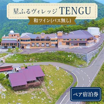 ふるさと納税 津野町 星ふるヴィレッジTENGU 和ツイン(バス無し)ペア宿泊券