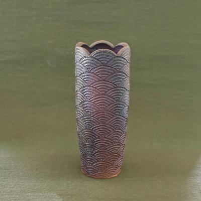 ふるさと納税 備前市 備前焼 ゴマ 花器