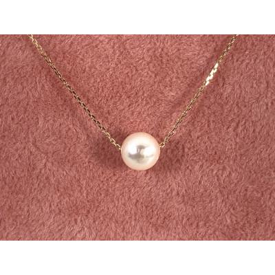 ふるさと納税 南国市 あこや真珠ペンダント 18Kチェーン