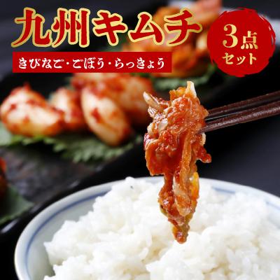 ふるさと納税 久留米市 九州キムチ3点セット