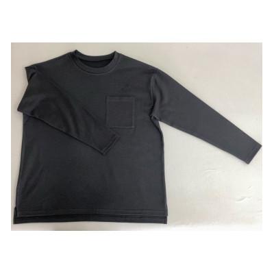 ふるさと納税 泉大津市 アウトドア専用 桐糸Tシャツ 『kiriT』(キリティー)#3ブラック Mサイズ 長袖
