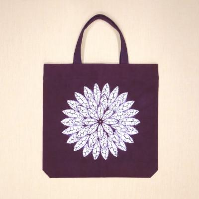 ふるさと納税 盛岡市 [南部しぼり 紫根染]手提