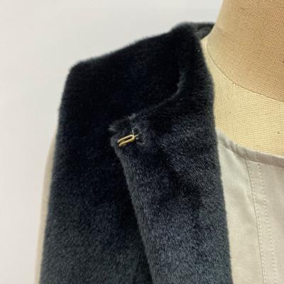 ふるさと納税 橋本市 OKADA TEXTILE エコファー切り替え ロングベスト ブラックの画像