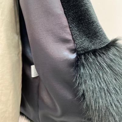 ふるさと納税 橋本市 OKADA TEXTILE エコファー切り替え ロングベスト ブラックの画像