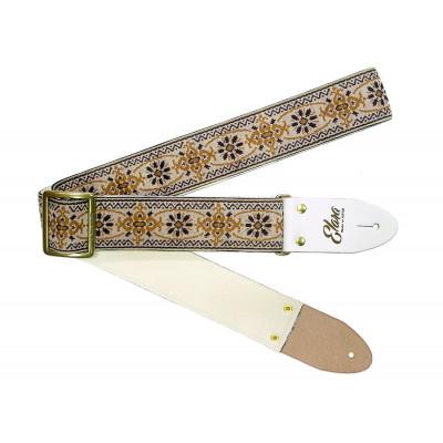 ふるさと納税 郡上市 [ギターストラップ] Elara Straps Mellow Chandelier Brown