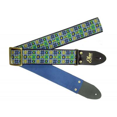 ふるさと納税 郡上市 [ギターストラップ] Elara Straps Knight Square Blue