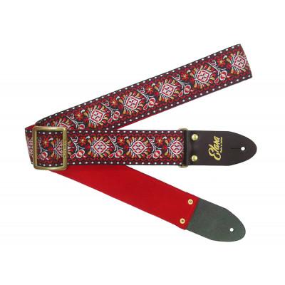 ふるさと納税 郡上市 [ギターストラップ] Elara Straps Peacock Queue Red