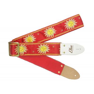 ふるさと納税 郡上市 [ギターストラップ] Elara Straps Sun Dance Red(White)