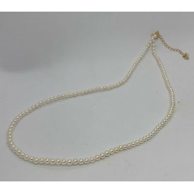 ふるさと納税 鳥羽市 三重県産あこや真珠3.0-3.5mmネックレスピアスセット 1000-17