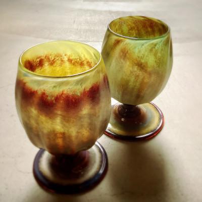 ふるさと納税 河内長野市 Ceramica Stripes Tulipセラミカストライプチューリップ-イエロー&amp;グリーン黄と緑