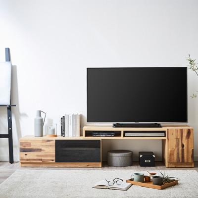 ふるさと納税 大川市 ヴィーナス 伸縮テレビボード ガラス