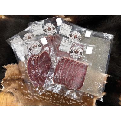 ふるさと納税 早川町 鹿モモしゃぶしゃぶセット 鹿スープ付