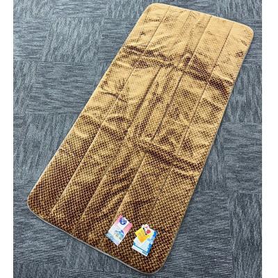 ふるさと納税 泉大津市 プレミアム温泉毛布KW31508フューチャー敷パッドシングル ブラウン