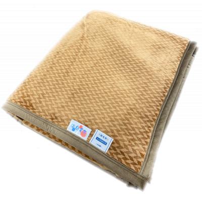 ふるさと納税 泉大津市 プレミアム温泉毛布温泉KW11701 Wフューチャーニューマイヤー毛布 ダブル ブラウン