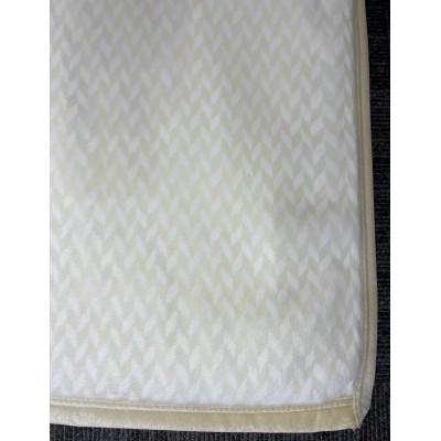 ふるさと納税 泉大津市 プレミアム温泉毛布KW11701 フュチャーニューマイヤー毛布 シングル　アイボリー_1