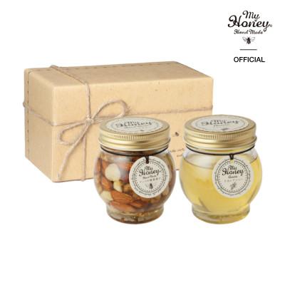 ふるさと納税 北栄町 ナッツの蜂蜜漬け&amp;アカシアハニーセット