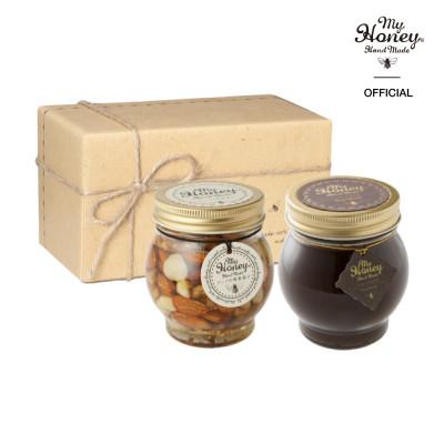 ふるさと納税 北栄町 ナッツの蜂蜜漬け&amp;ハニーショコラセット