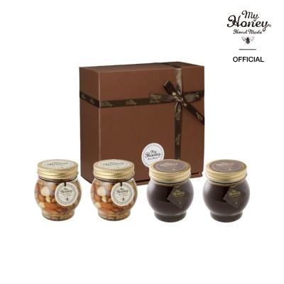 ふるさと納税 北栄町 ナッツの蜂蜜漬け&amp;ハニーショコラ 2個セット