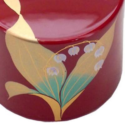 ふるさと納税 海南市 紀州漆器 漆芸 蒔絵 文鎮 丸 朱 スズラン : Yahoo