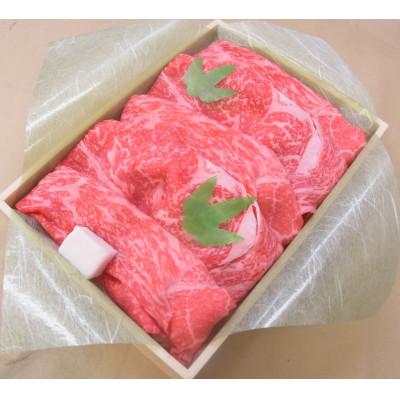 ふるさと納税 阿智村 G3008「村沢牛」すき焼き・しゃぶしゃぶ用 350g(ロース・カタ/モモ)