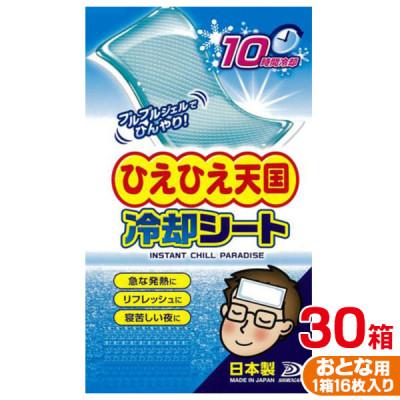 ふるさと納税 高取町 ひえひえ天国 冷却シート 10時間 大人用 30箱入り(16枚x30箱=480枚)