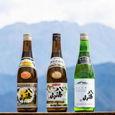ふるさと納税 南魚沼市 「八海山」3種詰合せCセット720ml(清酒、特別本醸造、純米吟醸55%)