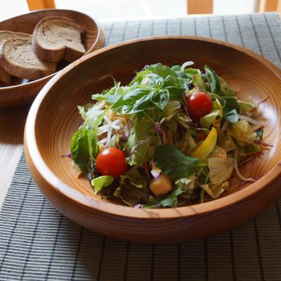 ふるさと納税 馬路村 魚梁瀬杉 サラダボウル/直径27cm[403]