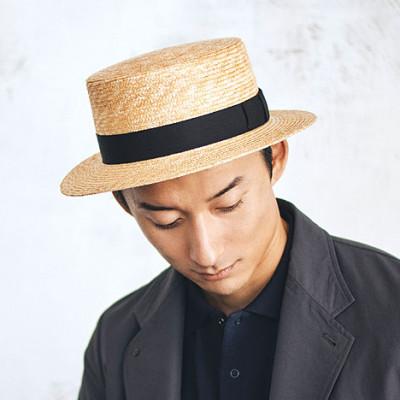 ふるさと納税 春日部市 春日部市伝統工芸品 田中帽子店　麦わらカンカン帽　頭囲58.5cmUK-H047-M |  | 01