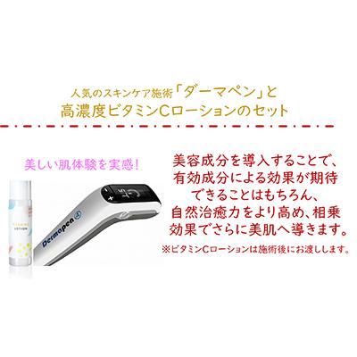 ふるさと納税 寝屋川市 ダーマペン体験と特製ビタミンCローションセット_1