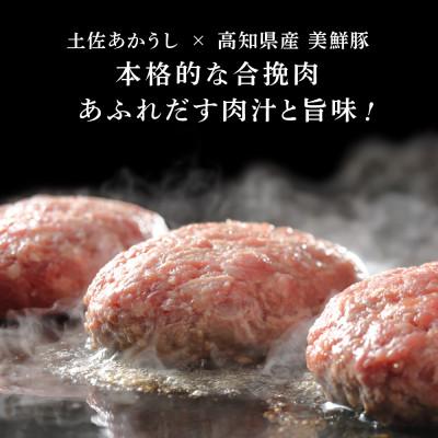 ふるさと納税 芸西村 創業50年老舗レストランの和牛あかうしハンバーグ120g×2ケ(ソース無し)【CDM007】 |  | 02
