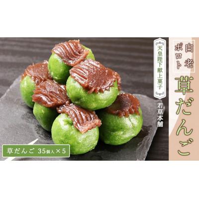 ふるさと納税 白老町 しらおいポロト草だんご(35個入り)×5箱