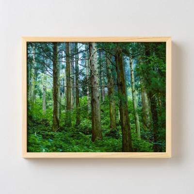 ふるさと納税 飯南町 GOSHIKI FRAME[無垢・Mサイズ](町産ヒノキのフォトフレーム)