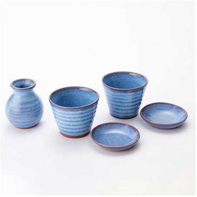 ふるさと納税 新庄市 伝統工芸「新庄東山焼」そばちょこと小皿セット