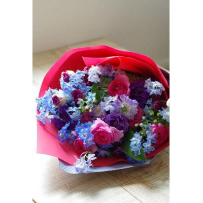 ふるさと納税 笠松町 ピンクエレガントフラワーブーケ (ピンク系)