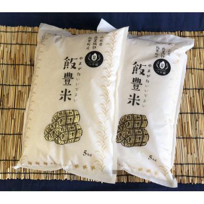 ふるさと納税 飯豊町 飯豊米 つや姫 白米10kg 山形県飯豊町産 若手農家が土づくりからこだわったおいしいお米