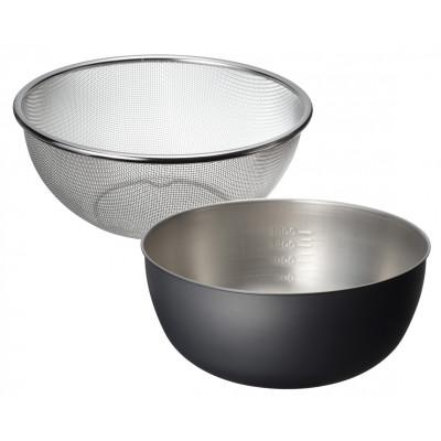 ふるさと納税 燕市 OK-003おかって印 ステンレスざるボールセット21cm