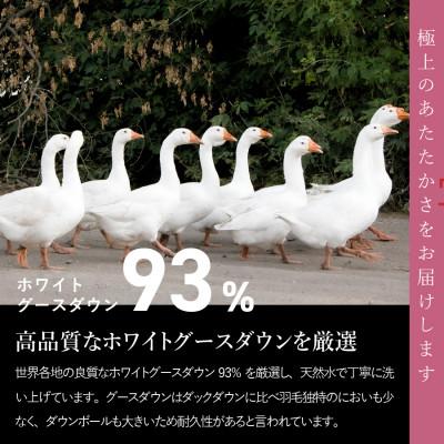 ふるさと納税 富士吉田市 【甲州羽毛肌掛けふとん】手洗いできるロイヤルゴールドホワイトグース93%(シングル/アイボリー)国産 |  | 01