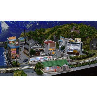 ふるさと納税 南箕輪村 Nゲージ鉄道模型ジオラマレイアウト 照明付き