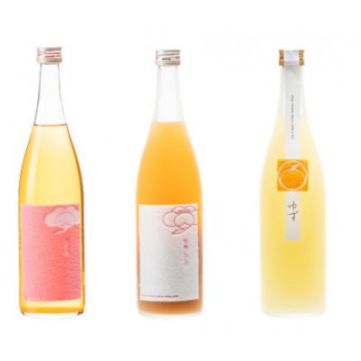 ふるさと納税 和歌山市 鶴梅 完熟・完熟にごり・柚子 720ml 3本セット