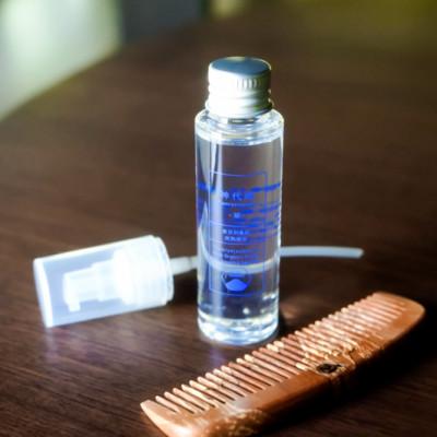 ふるさと納税 利島村 [東京都利島産]椿油&amp;椿櫛セット!伊豆諸島の小さな島からお届けします◎/神代椿 -銀-&amp;椿櫛4寸