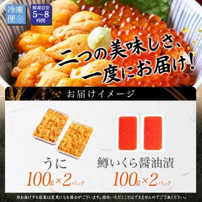 ふるさと納税 弟子屈町 ウニ 約200g 鱒いくら醤油漬け 約200g 2種 海鮮丼 北海道 弟子屈町 3620 |  | 03