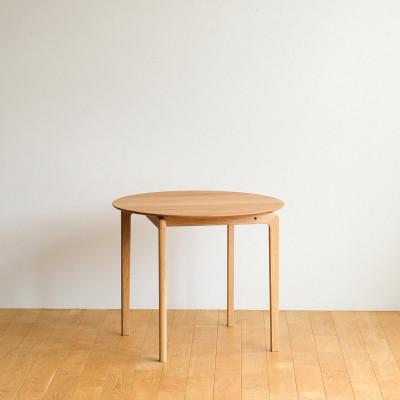 ふるさと納税 府中市 府中市の家具 リッショサークルダイニングテーブル 84 オーク(組み立て式)