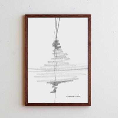 ふるさと納税 府中市 府中市の家具 フレーム サノ A2サイズ ウォールナット