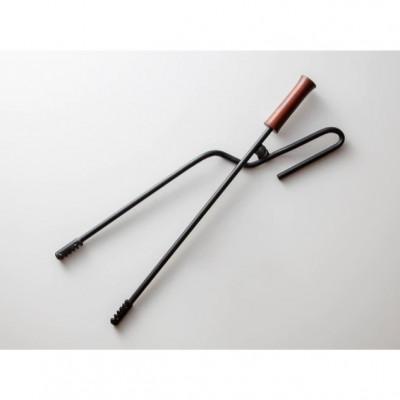 ふるさと納税 恵那市 LGASIA (ルガシア) 多機能薪バサミ炎群(homura)グリップ赤漆[スタンダードサイズ]